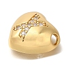 Rack Plating Brass Micro Pave Cubic Zirconia Pendants KK-I722-04G-X-2