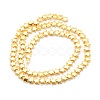 Electroplate Non-magnetic Synthetic Hematite Beads Strands G-L485-14-G-3