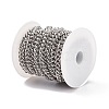 Non-Tarnish 201 Stainless Steel Cuban Link Chains CHS-L001-51-1.7mm-3