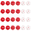 24Pcs 3 Style Craft Pom Pom for DIY Doll Keychain Hair Accessories DIY-FG0004-20-1