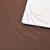 Tarnish Resistant 304 Stainless Steel Flat Head Pins X-STAS-R046-65mm-4