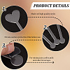 30Pcs 3 Style Transparent Acrylic Stirring Rods TACR-NB0001-30B-3