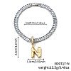 Fashionable Brass Charm Bracelets LI7211-14-1