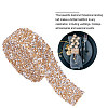 Glitter Resin Hotfix Rhinestone(Hot Melt Adhesive On The Back) OCOR-WH0052-01D-2