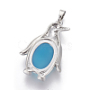 Natural Agate Pendants G-L512-A03-3
