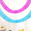Clover Paper Pull Flowers AJEW-NB0001-29-6