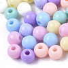 Opaque Acrylic Beads SACR-N009-16-1
