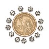Tibetan Style Bead Caps X-AA188-AS-NR-3