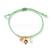 Bohemian 304 Stainless Steel Strawberry Charm Bracelets SN9746-3-1