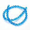 Imitation Austrian Crystal Bead Strands G-M181-6mm-25A-2