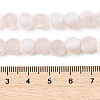 Frosted Crackle Glass Beads Strands GLAA-U001-6mm-M12-4