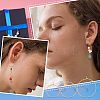 36Pcs 3 Size Ion Plating(IP) 316 Surgical Stainless Steel Hoop Earrings Findings STAS-UN0039-40-6