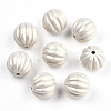 Spray Painted Acrylic Beads MACR-T037-04-2