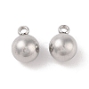 Non-Tarnish 304 Stainless Steel Charms STAS-G336-04D-P-1