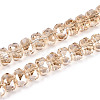 Electroplate Glass Beads Strands EGLA-T021-20K-1