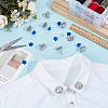 10Pcs Alloy Glass Rhinestone Brooches AJEW-PH01688-4