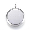 316 Surgical Stainless Steel Diffuser Locket Pendants X-STAS-E112-20A-3