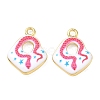 Printed Brass Pendants KK-CBA42CA-04G-03-1
