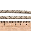 Braided Leather Cord with Core WL-F009-5mm-01-3