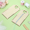Plywood Wood Bracelet Knitters TOOL-FG0001-40-4