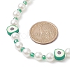Fruit Polymer Clay & Glass Seed & Acrylic Pearl Beaded Necklace NJEW-JN04582-02-3