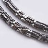 Electroplate Non-magnetic Synthetic Hematite Bead Strands G-K225-02D-2