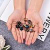12Pcs 6 Colors 316 Surgical Stainless Steel Screw Ear Gauges Flesh Tunnels Plugs STAS-YW0001-16B-7