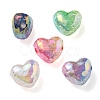Transparent Crackle Acrylic Beads OACR-P010-14-1