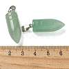 Natural Green Aventurine Pointed Pendants G-B127-18P-05-3