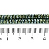 Electroplated Synthetic Non-Magnetic Hematite Beads Strands G-H020-M01-07-4