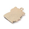 Alloy Enamel Pendants ENAM-M060-01KCG-03-2