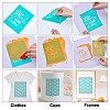 2Pcs Self-Adhesive Silk Screen Printing Stencil DIY-GF0004-15-5