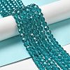 Transparent Glass Beads X-EGLA-A035-T8mm-D12-2