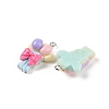 Opaque Resin Pendants MACR-P043-N06-2
