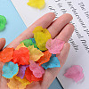 Autumn Theme Transparent Frosted Acrylic Pendants PAF002Y-6