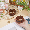 2Pcs 2 Styles Cowhide Leather Bracelets BJEW-CL0003-34A-3