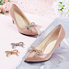 4Pcs 2 Colors Alloy Crystal Rhinestone Wedding Shoe Decorations FIND-CP0001-41A-4