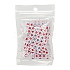 Opaque White Acrylic European Beads OPDL-FS0001-02A-7