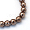 Baking Paint Pearlized Glass Pearl Round Bead Strands X-HY-Q330-8mm-52-2