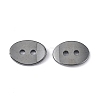 Non-Magnetic Hematite Buttons G-S075-2-1