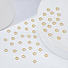 Brass Split Rings KK-BC0002-22-4