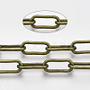 Unwelded Iron Paperclip Chains CH-S125-09B-AB-1