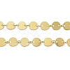 925 Sterling Silver Flat Round Link Chains STER-NH0001-27A-G-2