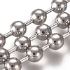 Tarnish Resistant 304 Stainless Steel Ball Chains CHS-E021-13I-P-2