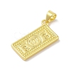 Rack Plating Brass Pendants KK-S380-06G-2