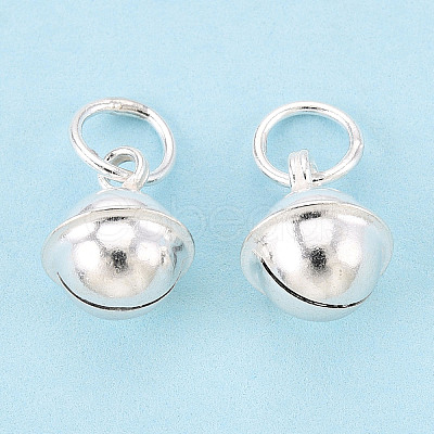 925 Sterling Silver Bell Charms STER-T008-23S-01-1