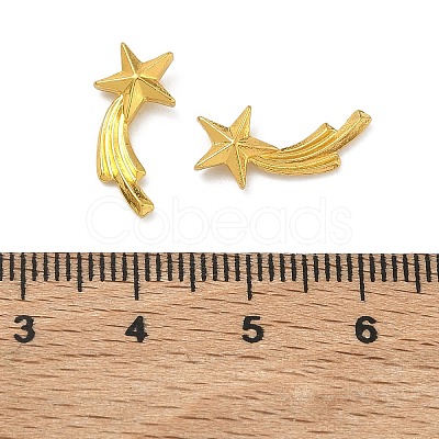 Space Theme Alloy Cabochons PALLOY-F321-01H-G-1