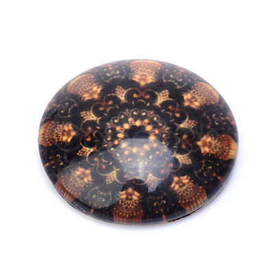 Glass Cabochons X-GGLA-T001-12mm-012-1