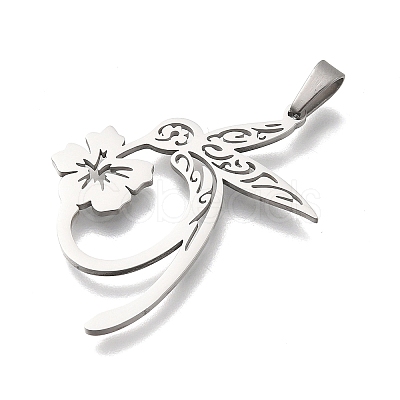 304 Stainless Steel Pendants STAS-U030-11P-1