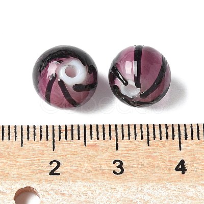 Handmade Transparent Lampwork Beads BLOW-D300-08C-1